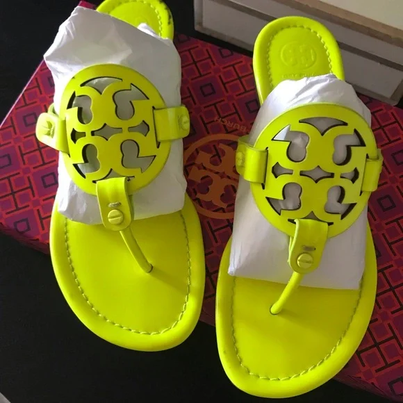 Tory burch neon miller best sale sandals